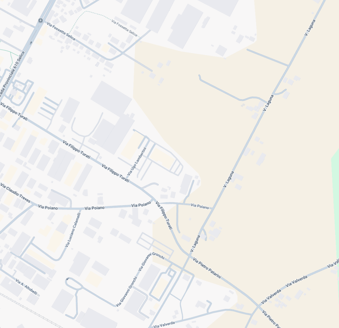 Mappa dello studio di Marco Bartolini a Imola